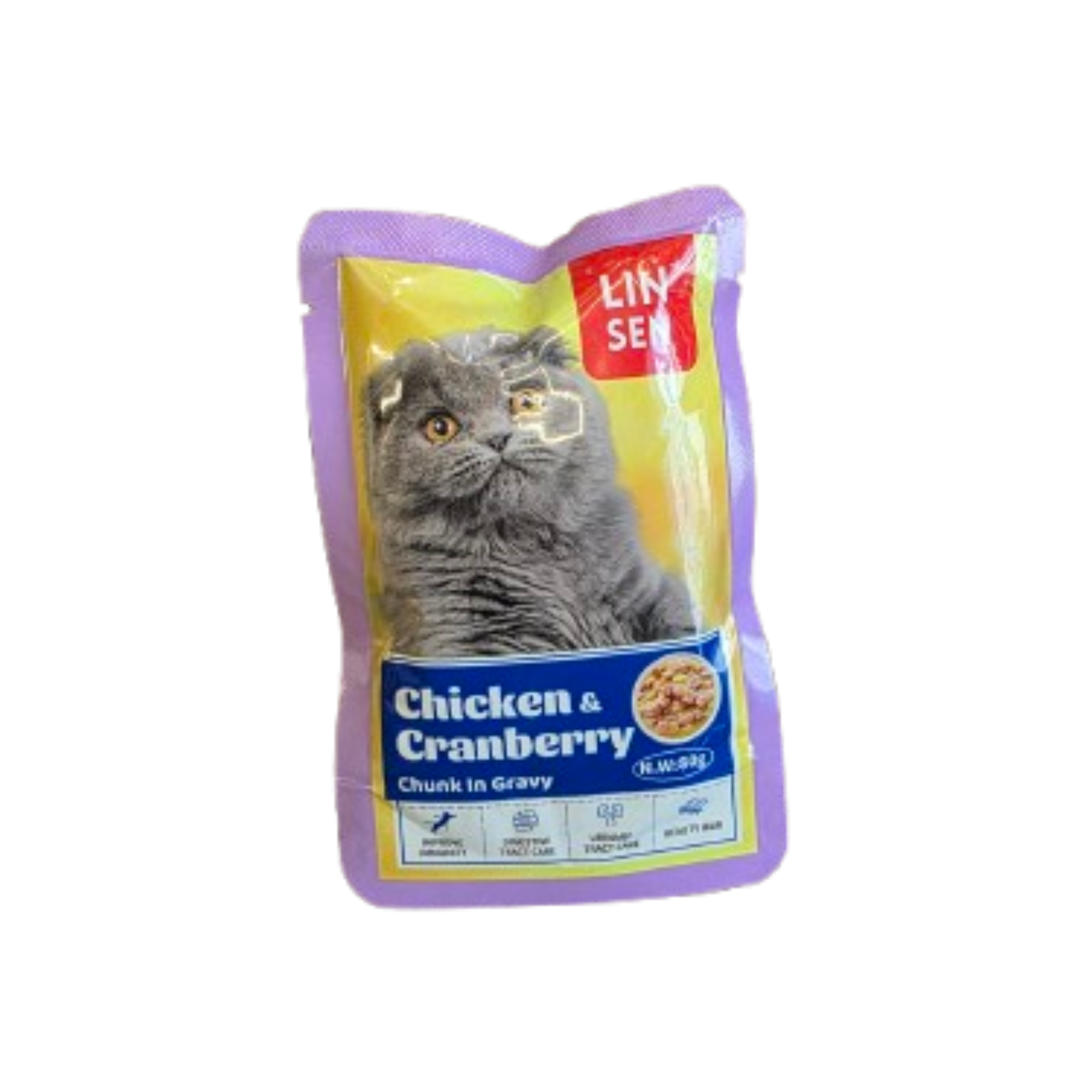 Linsen Deli Sauce Chicken + Cranberry 80g 1pcs