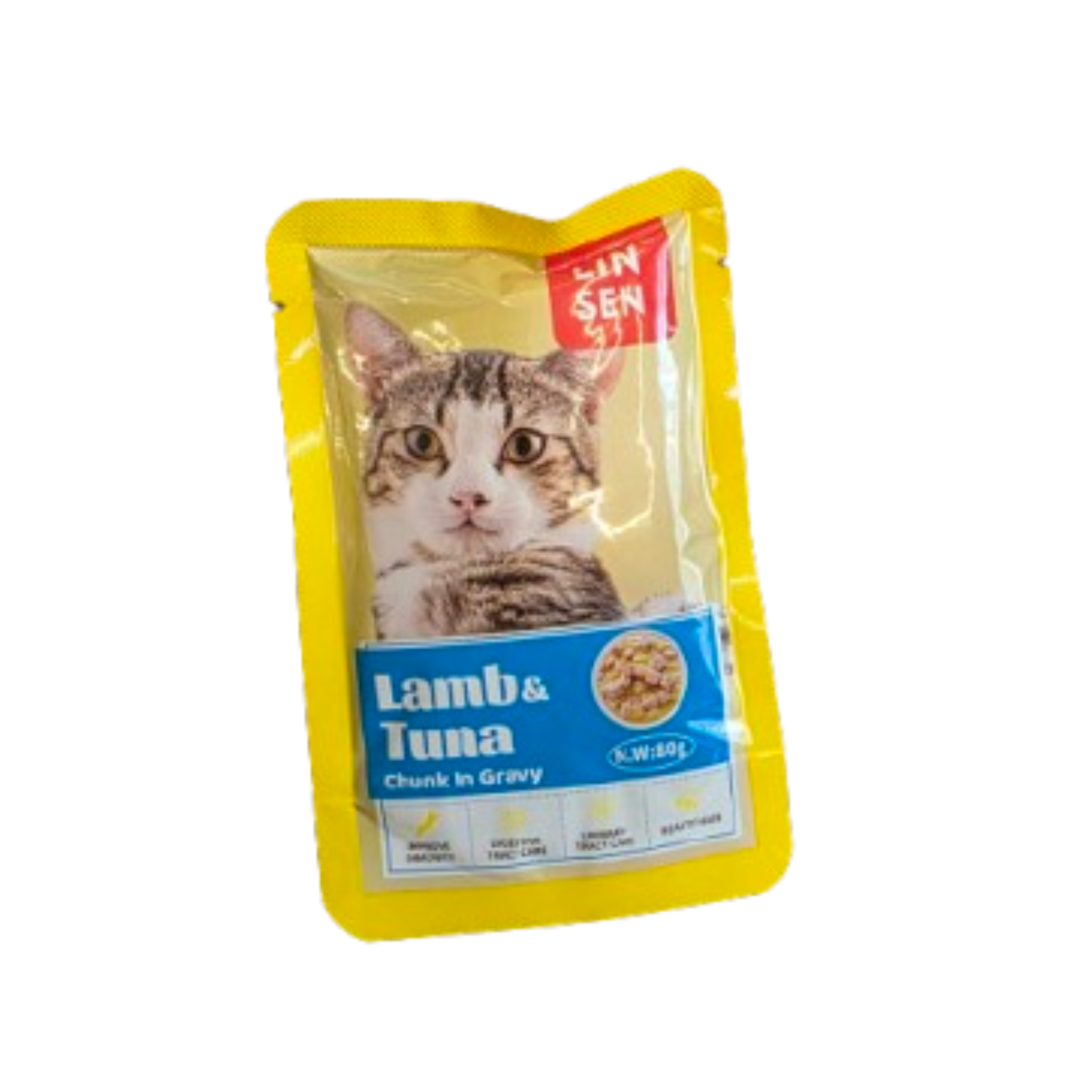 Linsen Deli Sauce Lamb + Tuna 80g 1pcs