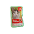Linsen Deli Sauce Beef + Salmon 80g 1pcs