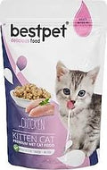 Bestpet Cat Kitten Chicken In Jelly Pouch 85 Grs