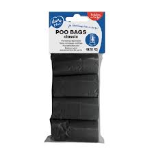 DUVO DOG WASTE BAGS 4x20PCS 311330 BLACK