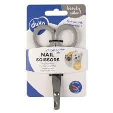 DUVO Nail Scissor Curved Grey 10084