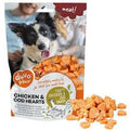 DUVO chicken & cod hearts 180gr