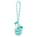 TRIXIE Denta Fun Rope ring w.balls,mint,20cm/5c