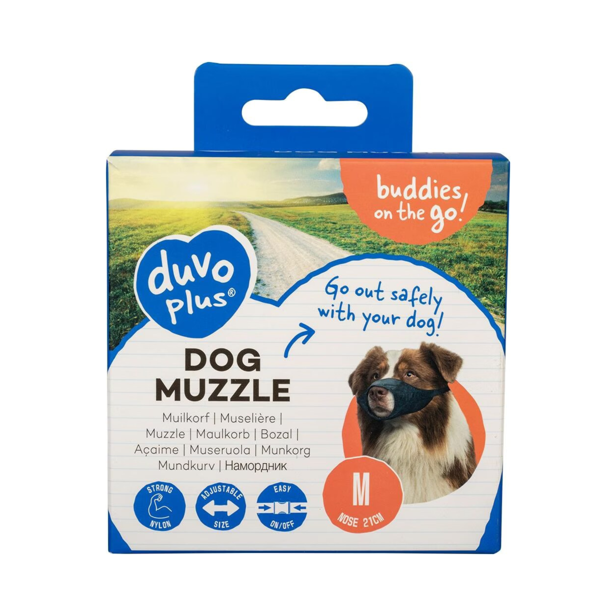 DUVO Safety Dog Muzzle Medium 4705133