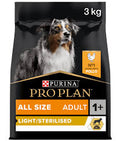 Proplan DOG ALL SIZE LIGHT STERISED 3KG
