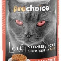Prochoice Lamb For Sterilized Adult Cat 400 Grs Pate