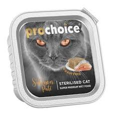 Prochoice Salmon Pate Gf Cats Alu Tray 100G 16Pcs