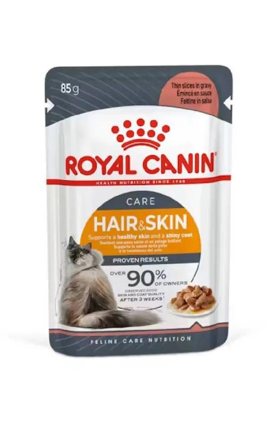 Royal Canin Wet Hair and Skin Care Gravy 85 Grs