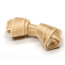 Rawhide roll beige 4-4.5 Inches 2pcs/bag
