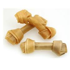 Rawhide roll beige 8-8.5 Inches 1pcs/bag