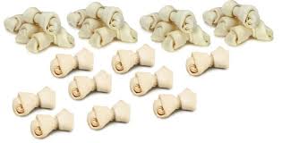 Rawhide roll white 2.5 Inches 5pcs/bag