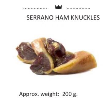 SERRANO HALF HAM BONE AND KNUCKLE 200G