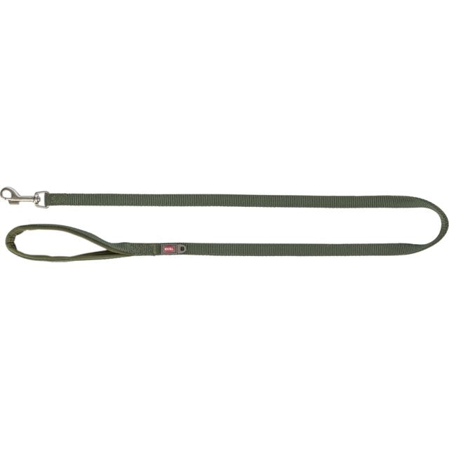 TRIXIE Premium lead, XS-S: 1.20m/15mm, olive gren