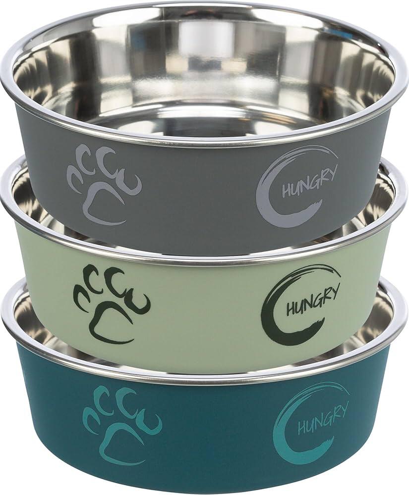 TRIXIE Bowl flat enamel/stain.steel.0.2l/12cm g