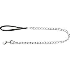 TRIXIE Chain lead w.neop hand loop M-L:1m/3mm b