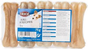 TRIXIE Chewing bone,pressed,8cm,5x15gr