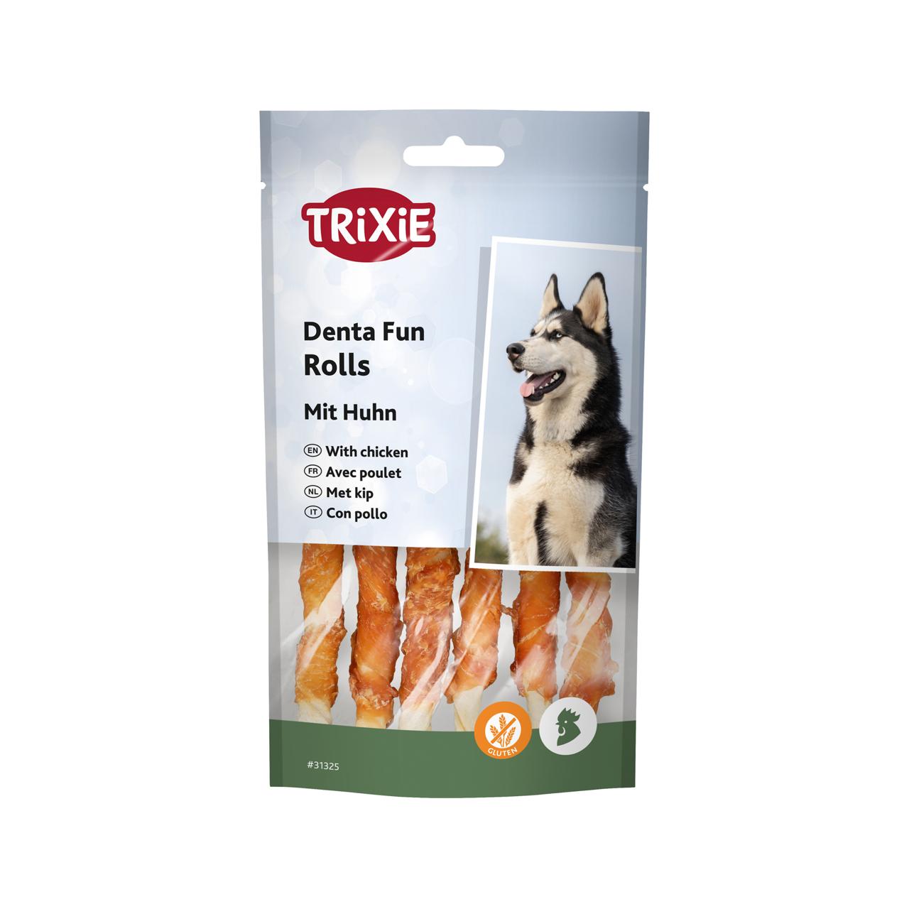 TRIXIE Denta Fun Rolls w.Chicken,