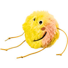 TRIXIE Monster, plush, catnip, 10cm, orange/yellow
