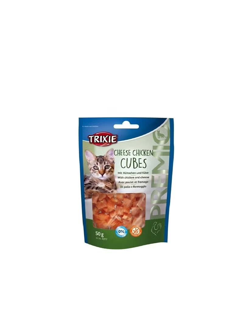 TRIXIE Premio Cheese Chicken cubes, 50gr