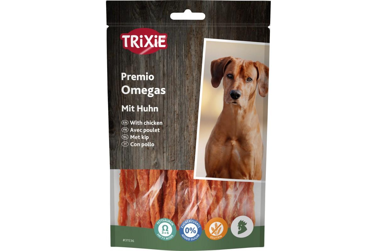 TRIXIE Premio Omega Stripes, chicken, 100gr