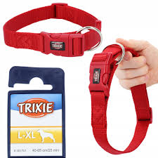 TRIXIE Premium collar, L-XL: 40-65cm/25mm, red