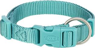 TRIXIE Premium collar, M-L: 35-55cm/20mm, aqua