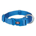 TRIXIE Premium collar, S-M: 30-45cm/15mm, r.blue