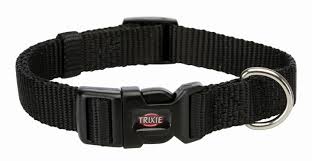TRIXIE Premium collar, XS-S: 22-35cm/10mm, black