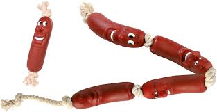 TRIXIE Sausages chain, vinyl, 75cm