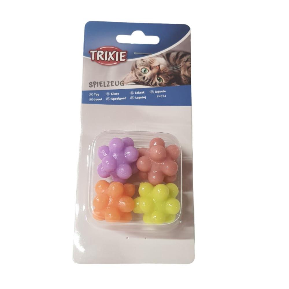 TRIXIE Set of nubballs, rubber, 3.5cm, 4pcs