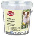 TRIXIE Soft Snack Bony Mix 500gr Chk, lamb, Salm
