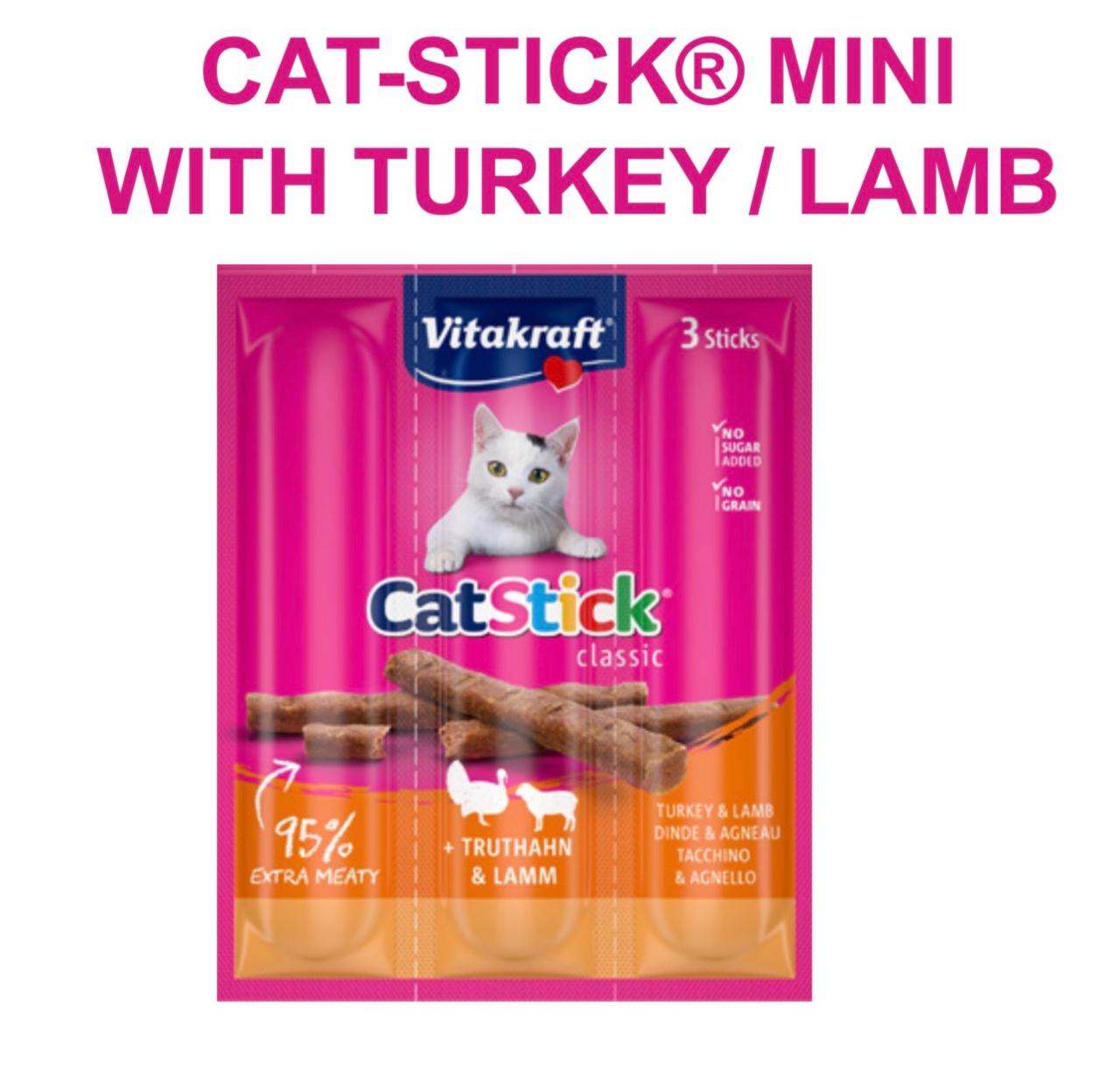 VITA CAT STICK MINI TURKEY & LAMB 302