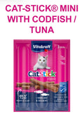 VITACRAFT CAT STICK MINI COD & TUNA X 3STICKS