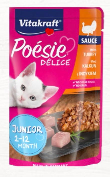 VITACRAFT CAT POESIE DELISAUCE TURKEY JUNIOR