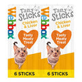 Webbox Cats Delight Sticks Chicken and Liver 6 Sticks
