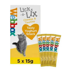 Webbox Lick E Lix, Cream-Cheese and Taurine 5 Sachets