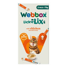 Webbox Lick E Lix, Yoghurt - Chicken 5 Sachets