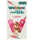 Webbox Lick E Lix, Yoghurt - Salmon 5 Sachets