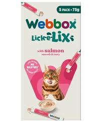 Webbox Lick E Lix, Yoghurt - Salmon 5 Sachets